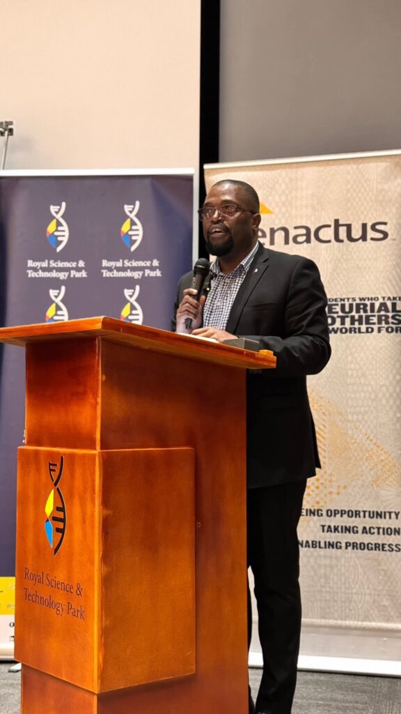 Enactus Country Director Sabelo Dlamini