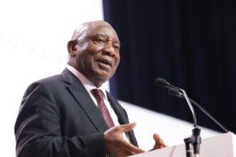 President Cyril Ramaphosa at the 2026 South Africa Investment Conference (SAIC), Sandton International Convention Centre. Photo by GCIS