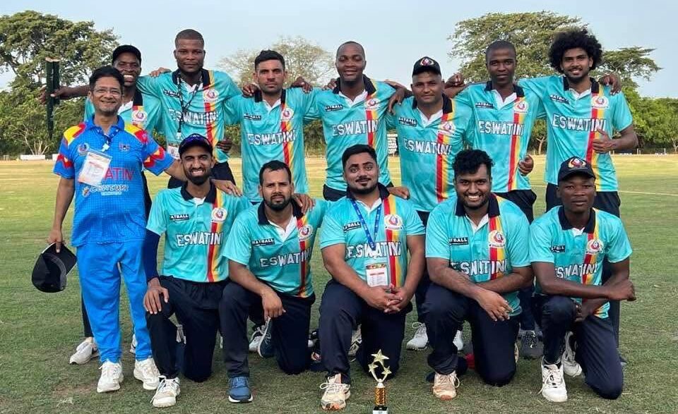 Eswatini cricket national team currently stands at the top at the Ubuntu T20I series. Photo: ECA