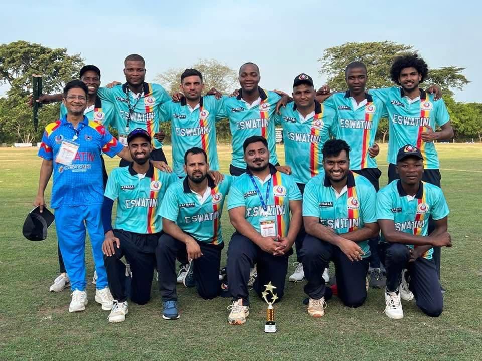 Eswatini cricket national team currently stands at the top at the Ubuntu T20I series. Photo: ECA
