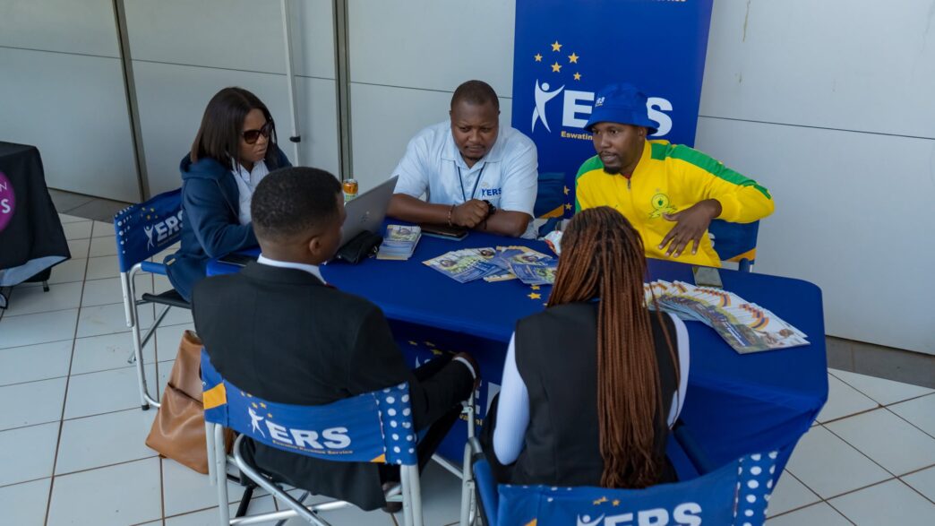 ERS officials engage members of the public during a previous Sondzela Sikhulume National Outreach Programme session. The revenue service is set to criss-cross the kingdom from June to August 2026. (Photo: ERS)