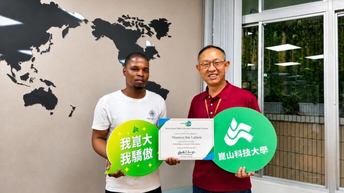 Nkanyezi Star Lukhele, who is pursuing a master's degree in Mechatronics Automation Engineering and Management at Kun Shan University of Science and Technology in Taiwan. | Photo: Embassy of the Republic of China (Taiwan)
