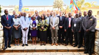 Delegates from 12 African countries pose for a group photo at the ICAO Regional Awareness Workshop on ACR/PCR, held at the Happy Valley Hotel in Eswatini from 2 to 5 June 2026. Photo: Eswatini Civil Aviation Authority (ESWACAA)