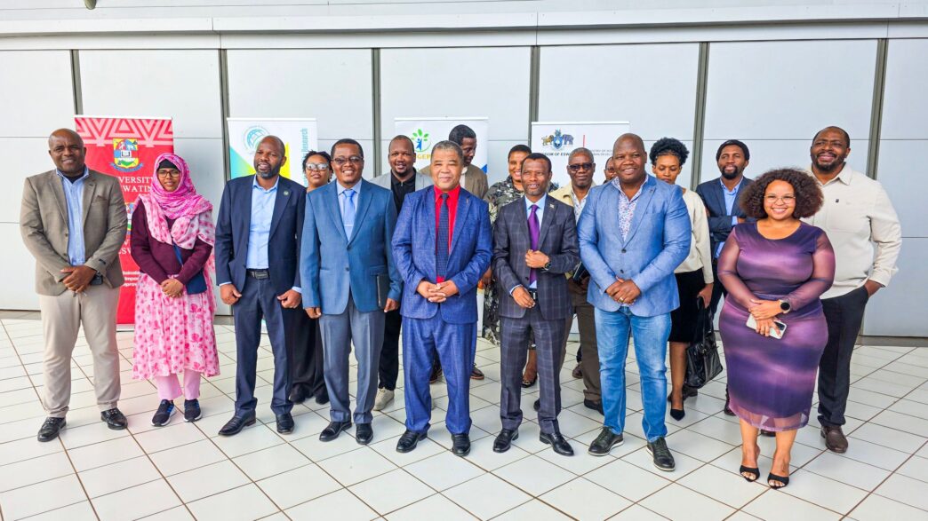 Stakeholders gather at the University of Eswatini's Sports Emporium during a symposium on climate-resilient urban planning and affordable housing. (Photo: Matsapha Town Council)