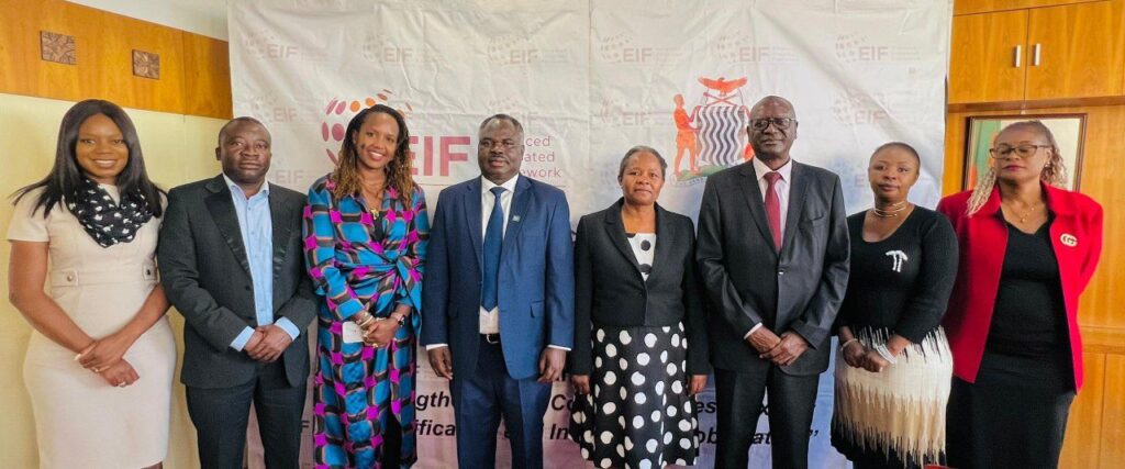 Officials at the validation of Zambia's USD 3.5 million trade programme in Lusaka on Tuesday. | Photo: Government of Zambia