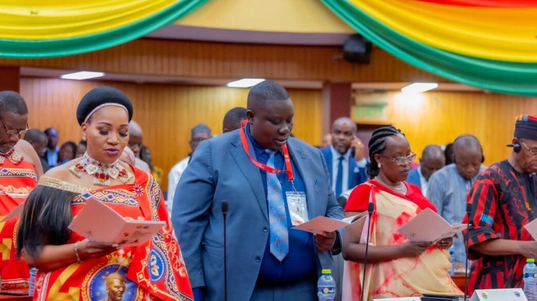 Senate President and her delegation are in Ghana for the Fourth African Inter-Parliamentary Conference.