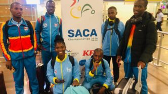 Athletes from Eswatini have returned home with a bronze medal with Mvuselelo Mkhwanazi securing it. (Photo: Athletics Eswatini)