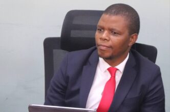 Thulani Fakudze has been named the new Eswatini Posts and Telecommunications Corporation by the minster of ICT Savannah Maziya on Thursday. (Photo: Ministry of ICT)