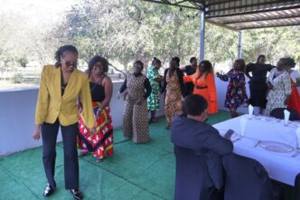 Mothers, aunts, and staff at the SOS Children's Villages Siteki Programme Location share a moment of joy during the celebration on Monday, 8 June 2026. (Photo: SOS Children's Villages Eswatini)
