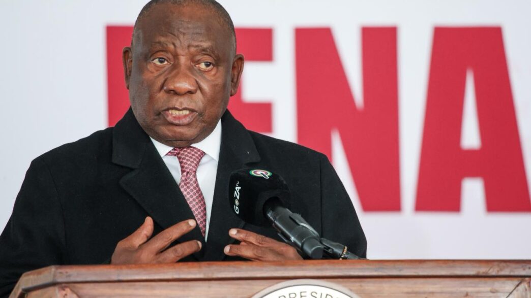 President Cyril Ramaphosa addresses guests at the launch of Lenacapavir for HIV prevention in Secunda, Mpumalanga, on Friday 5 June 2026. (Photo: The Presidency of the Republic of South Africa)