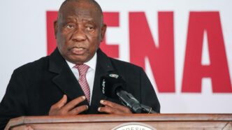 President Cyril Ramaphosa addresses guests at the launch of Lenacapavir for HIV prevention in Secunda, Mpumalanga, on Friday 5 June 2026. (Photo: The Presidency of the Republic of South Africa)