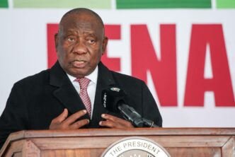 President Cyril Ramaphosa addresses guests at the launch of Lenacapavir for HIV prevention in Secunda, Mpumalanga, on Friday 5 June 2026. (Photo: The Presidency of the Republic of South Africa)