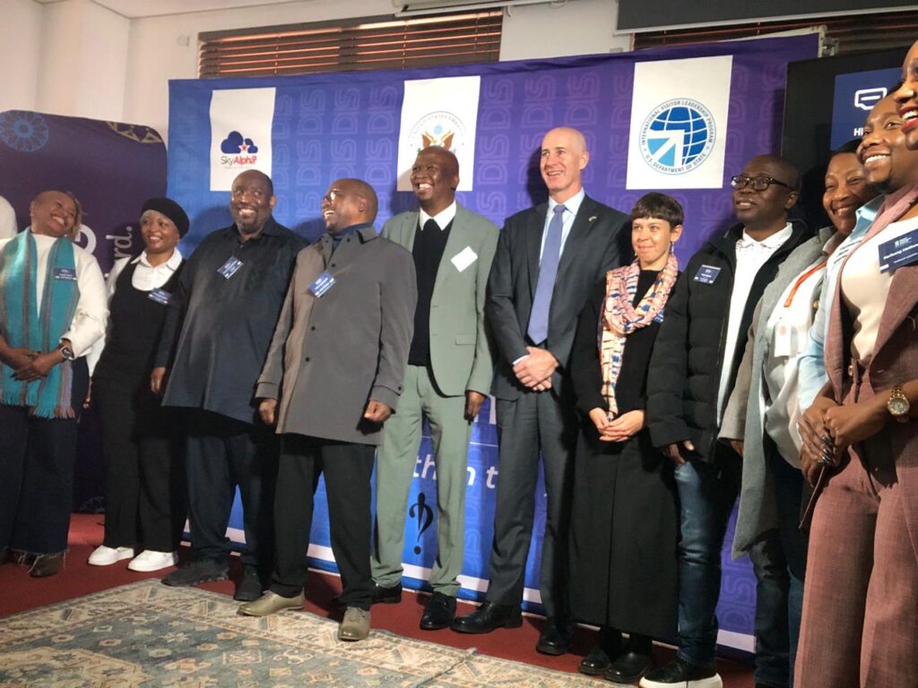 Senior government officials, diplomatic representatives and stakeholders gather at the American Corner in Maseru during the high-level panel discussion at the third edition of the Digital Innovators Summit on 5 June 2026. (Photo: Lesotho Government)