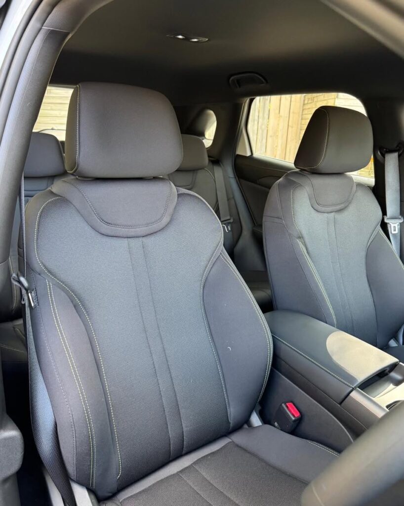 The BYD Atto 2 DM-i cabin features soft-touch materials, leather upholstery and metallic accents, offering a premium feel for the segment. | Xolile Hopa