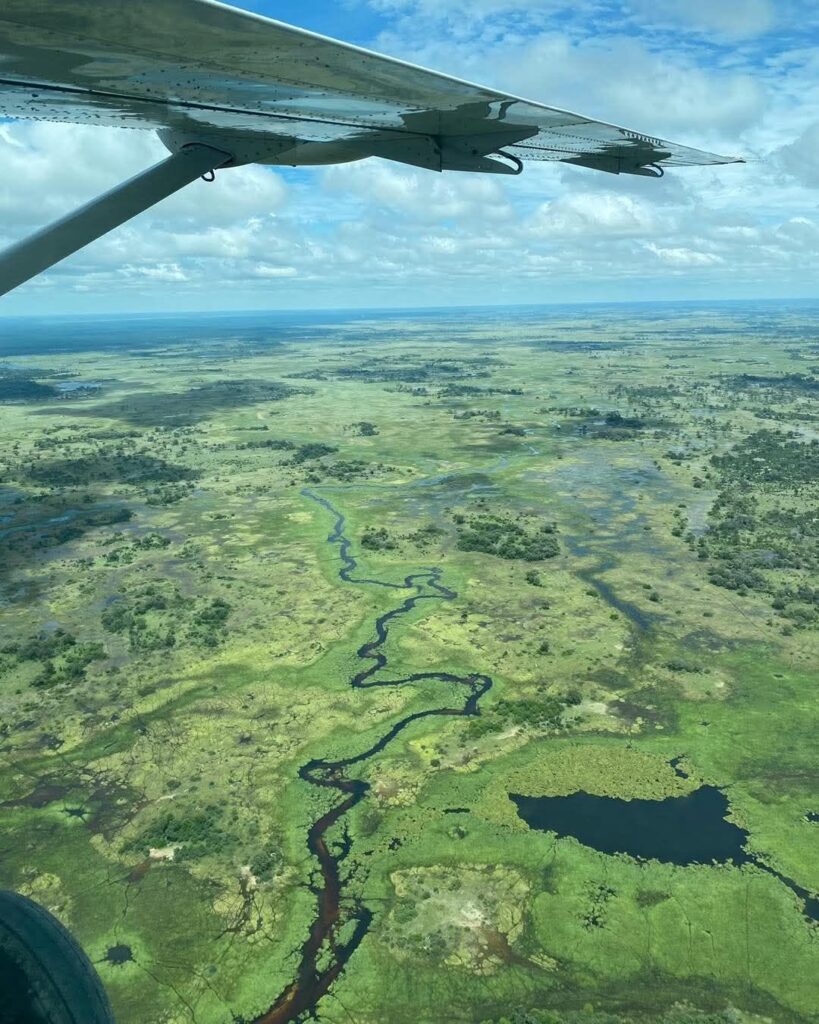 An aerial view of the Okavango Delta, widely regarded as one of the world's most iconic natural destinations and often described as the "last Eden on Mother Earth." | Photo: Botswana Tourism