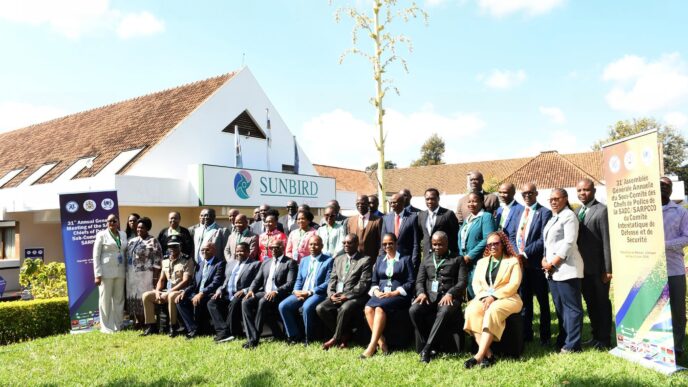 Heads of INTERPOL National Central Bureaus from SADC member states pose for a group photo at their meeting in Lilongwe, Malawi, on 8 June 2026. | Photo: SADC Secretariat