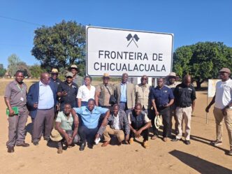 ZIMRA officials and stakeholders gather at Sango Border Post as the authority pushes ahead with modernisation plans for the strategic trade gateway linking Zimbabwe to Mozambique. Picture: ZIMRA