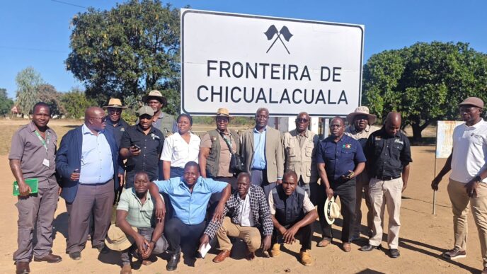 ZIMRA officials and stakeholders gather at Sango Border Post as the authority pushes ahead with modernisation plans for the strategic trade gateway linking Zimbabwe to Mozambique. Picture: ZIMRA