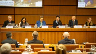 UNOOSA Director Aarti Holla-Maini with fellow panelists during the joint UNOOSA and IAEA Workshop on the Future of Nuclear Power Source Applications in Outer Space in Vienna on 9 June 2026. | Photo: UNOOSA