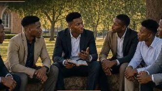 Men held their mental health session at Mbikwakhe over the weekend.