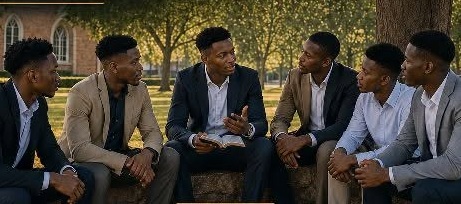 Men held their mental health session at Mbikwakhe over the weekend.