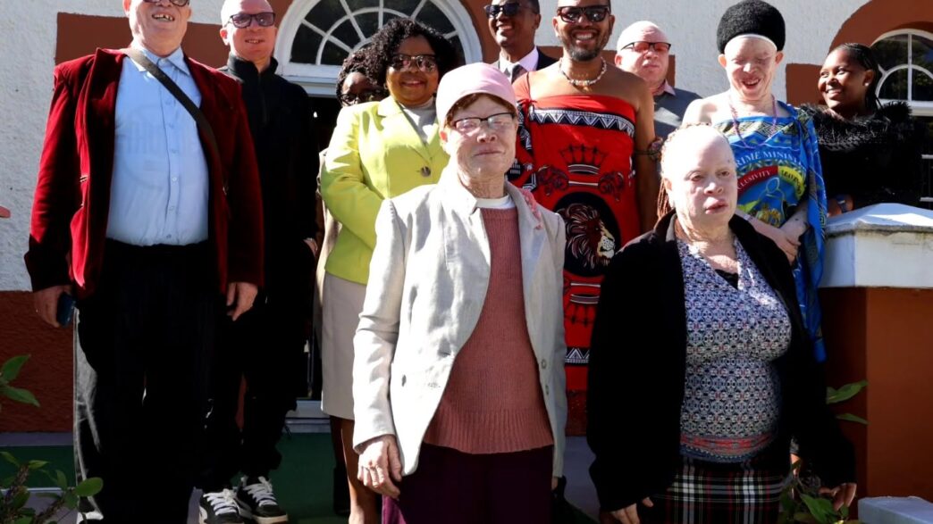 Acting Deputy Prime Minister Jane Mkhonta-Simelane and representatives of the Swaziland Association of Persons with Albinism, government officials and guests at the commemoration of International Albinism Awareness Day 2026 at the Deputy Prime Minister's Office. Photo: Deputy Prime Minister's Office