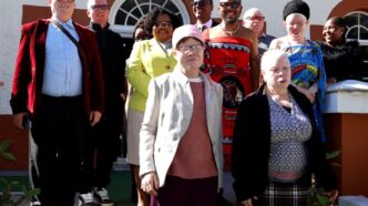 Acting Deputy Prime Minister Jane Mkhonta-Simelane and representatives of the Swaziland Association of Persons with Albinism, government officials and guests at the commemoration of International Albinism Awareness Day 2026 at the Deputy Prime Minister's Office. Photo: Deputy Prime Minister's Office