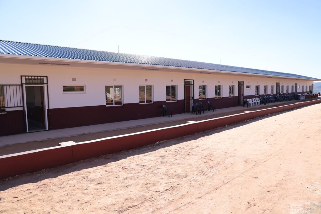 One of four primary schools rebuilt under a US government funded programme following damage caused by Tropical Cyclone Eloise in 2021. Photo: US Embassy Eswatini