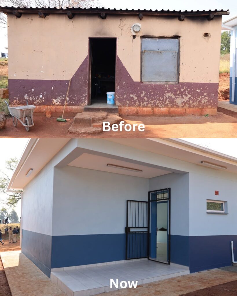 One of four primary schools rebuilt under a US government funded programme following damage caused by Tropical Cyclone Eloise in 2021. Photo: US Embassy Eswatini