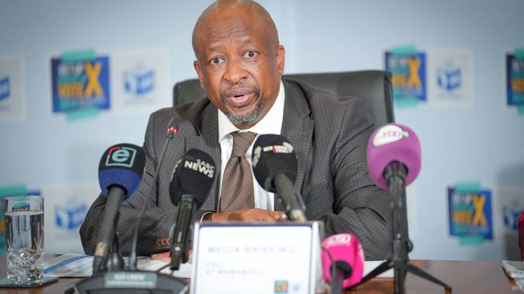 South Africa's Chief Electoral Officer (CEO) Sy Mamabolo