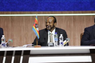 King Mswati III addresses the 9th SACU Summit of Heads of State or Government. (Photo: Supplied)