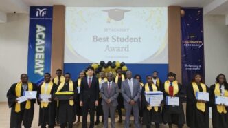 IYF Academy fifth intake graduates at their graduation ceremony on 27 June 2026. Picture: IYF Academy