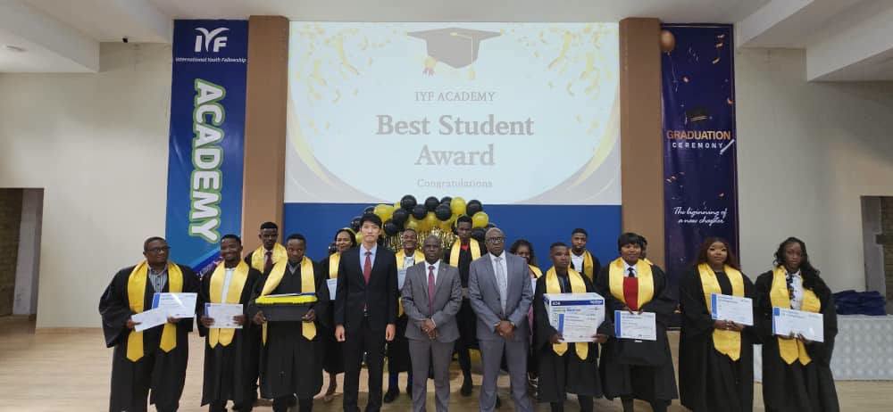 IYF Academy fifth intake graduates at their graduation ceremony on 27 June 2026. Picture: IYF Academy