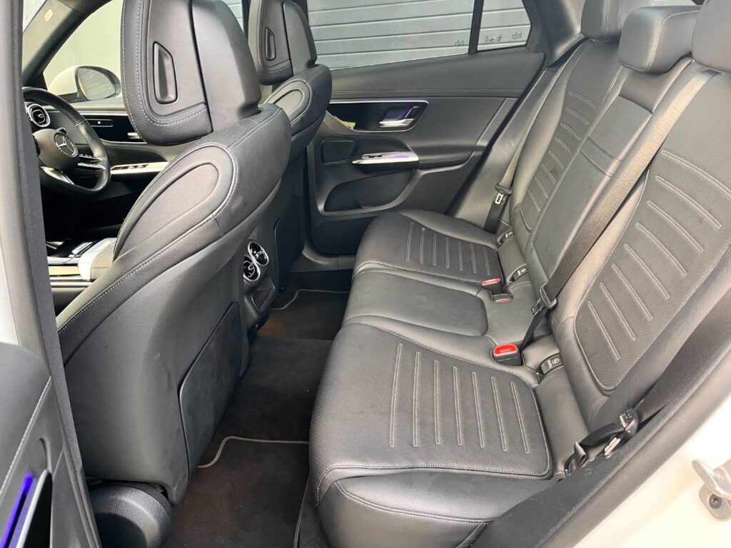 The GLC 300d's cabin features the latest MBUX interface, carbon fibre trim inserts and Artico man-made leather sports seats with full memory settings. (Photo: Autotrader)