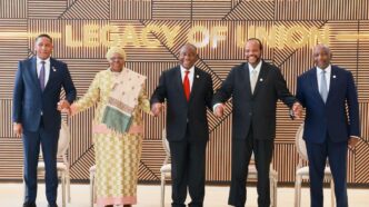 SACU Heads of State or Government pose for a group photograph at the 9th Summit held in Eswatini. (Photo: Supplied)