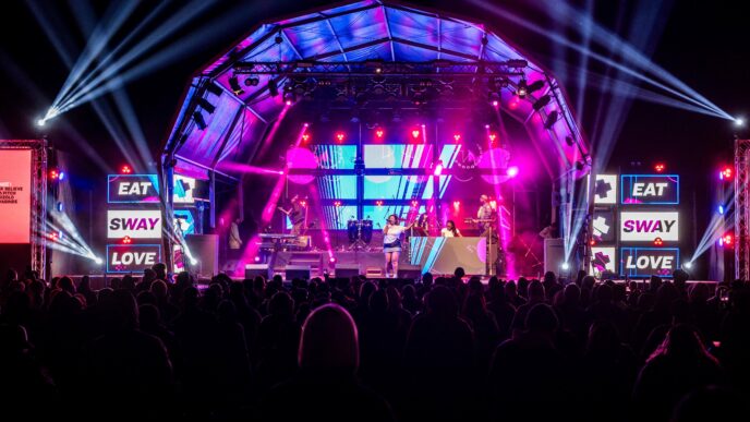 Performers take to the Luju Runway Stage during a previous edition of the Standard Bank Luju Food & Lifestyle Festival in Malkerns.