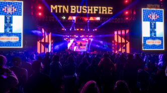 Fire Starters gather at House On Fire in Malkerns during the 19th edition of MTN Bushfire, held from 29 to 31 May 2026.