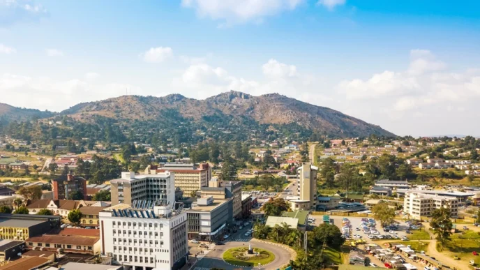 A skyline view of Mbabane