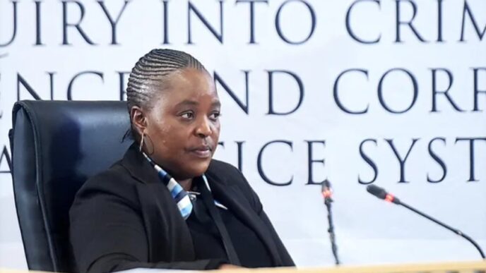 IPID Assistant Director for Investigations Takalani Zelda Maphosho appeared before the Madlanga Commission on Monday and Tuesday. (Photo: Itumeleng English/ Independent Newspapers)