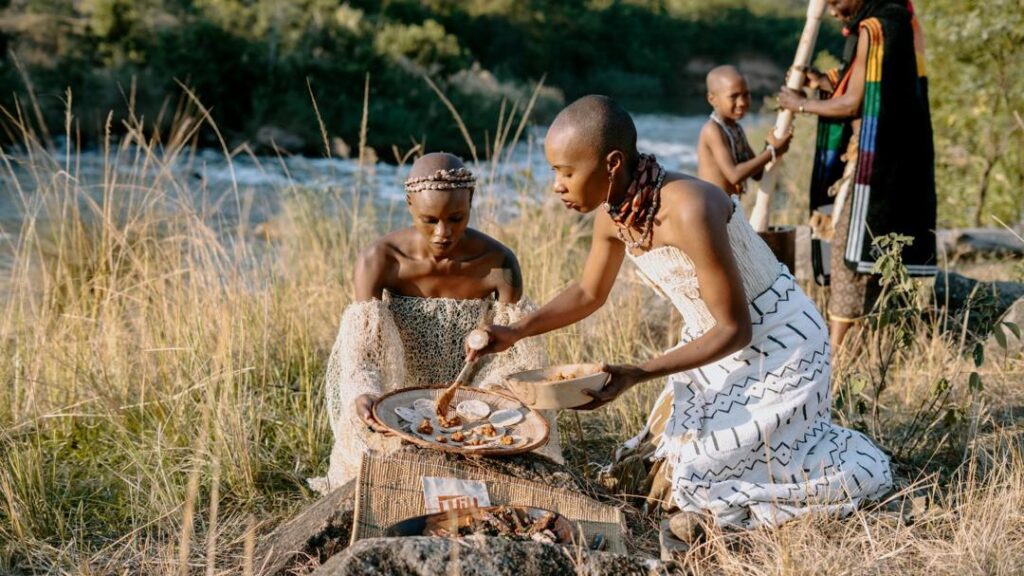 A dish inspired by indigenous ingredients during the Standard Bank Luju Food & Lifestyle Festival's Nguni Foodways showcase.