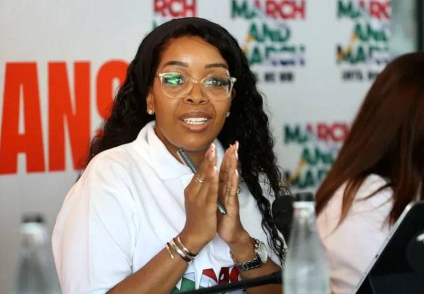 March and March leader Jacinta Ngobese-Zuma says they are not convinced that the President's immigration resolve plan will work. (Image: Tumi Pakkies/IOL)