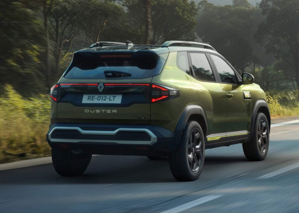 Indian-made Renault Duster revealed Rear facia of the Indian-made Duster. Picture: Renault India