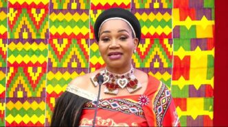 Senate President Lindiwe Dlamini who spoke in Ghana.