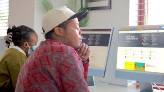Sebabatso programme alumni during the three-day e-commerce and artificial intelligence training at American Corner Maseru. | Photo: American Corner Maseru