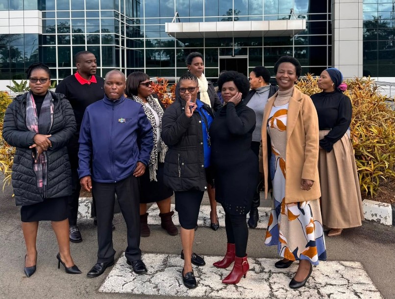 Deputy Prime Minister's Office officials pose with Royal Science and Technology Park developers following training on the Grant Management Information System. Picture: RSTP