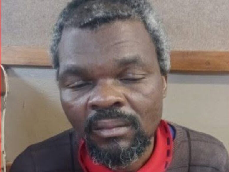 The unidentified man currently being held at Matsapha Police Station after he was found at Logoba with dog attack injuries. | Royal Eswatini Police Service