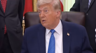 President Donald Trump who turns 80 on Sunday has told reporters that he wants peace for the world as a birthday gift. Trump is celebrating his 80th birthday which falls on Sunday. (Photo: Independent/The White House)
