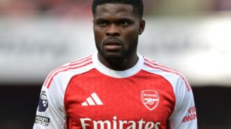 Ghanaian midfielder Thomas Partey