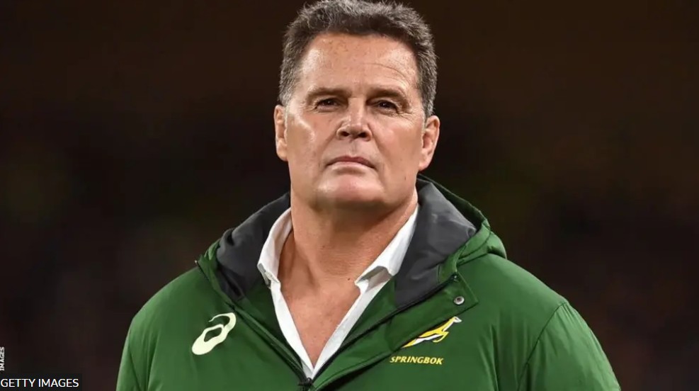 Springbok coach Rassie Erasmus. | Getty Images