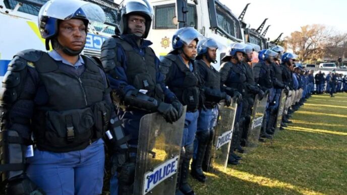 SAPS have arrested several individuals for looting and attempted looting. | Photo: IOL/Itumeleng English/ANA Studio